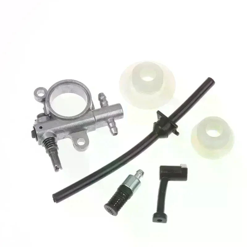 Chainsaw Oil Pump Line Hose Kit With Integrated Endless Screw For 25CC 2500 Chainsaw Pump Nozzle Connection