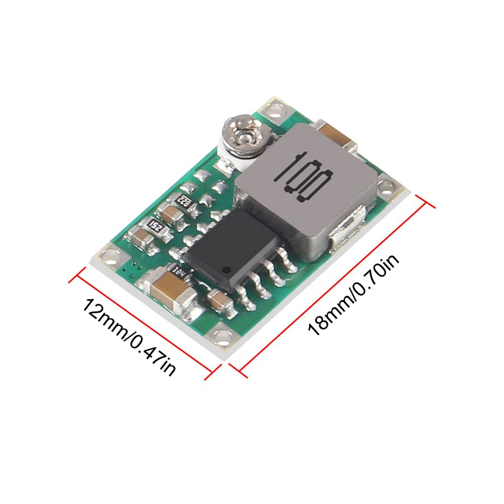 Pack of Twenty Compact DCDC Step Down Modules Featuring Easy Adjustability and High Efficiency Ratings up to 96%