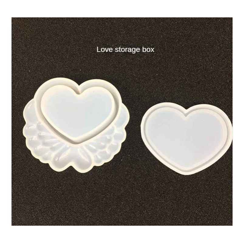 4PCS Resin Molds DIY Silicone Crystal Dropper Storage Box Mold For Flowers Preservation Kit, For Beginner Resin