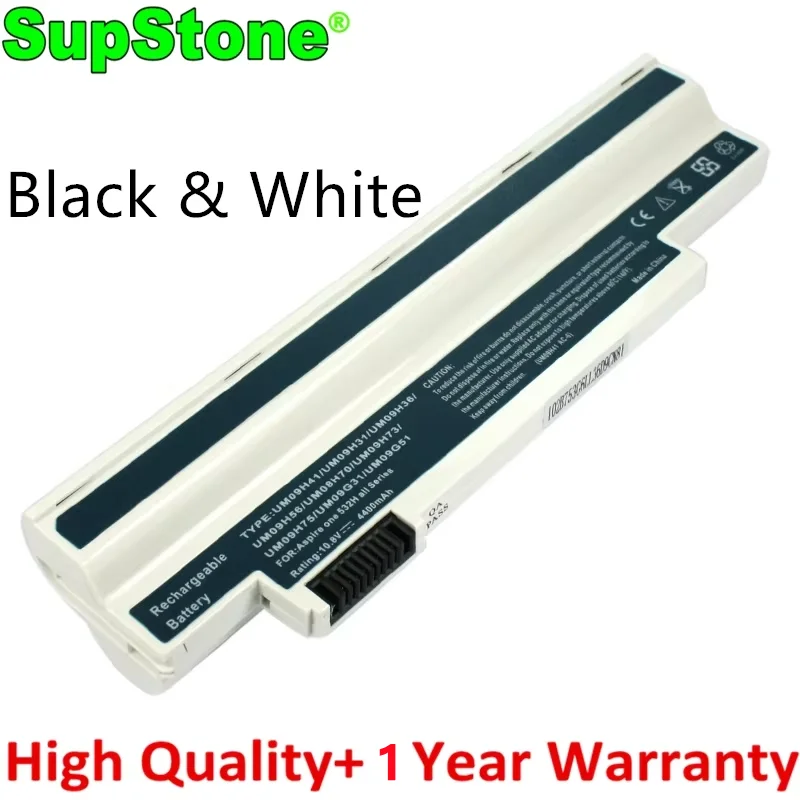 SupStone UM09G75 UM09C31 UM09G31 UM09H51 Battery For Acer Aspire One 532H-2019 AO532 AO533 UM09G71 UM09H31 UM09H36/H41/H56/H70