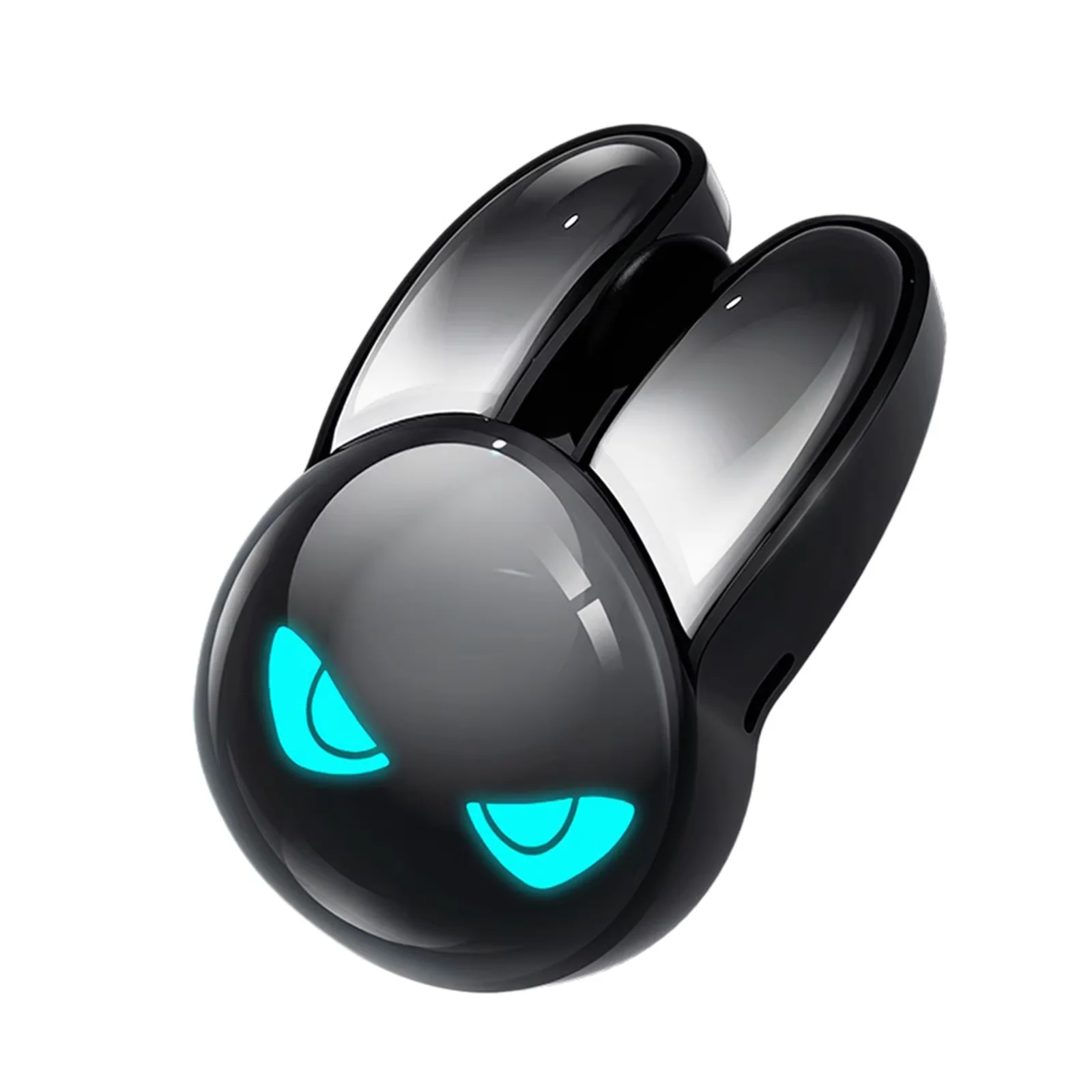 

Беспроводная оптическая бесшумная мышь Cool Evil Rabbit Shape 2,4 ГГц + Bluetooth с двойным режимом работы и возможностью подзарядки для ПК, ноутбуков и настольных компьютеров