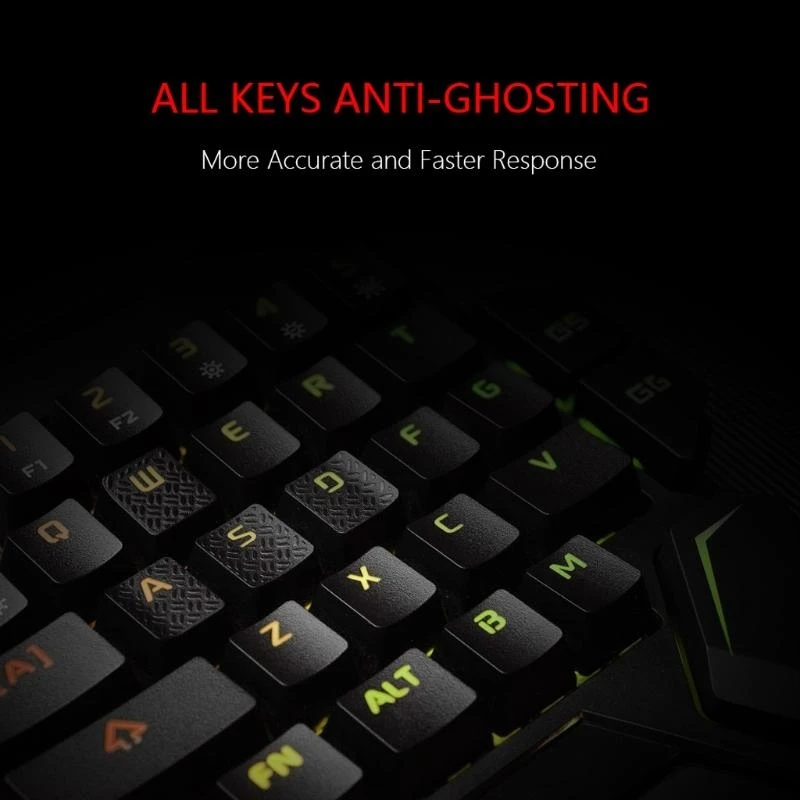 2025 New Mini Gaming Keyboard One-Handed RGB Backlit Plug for Play Ergonomic Gamers Keypa
