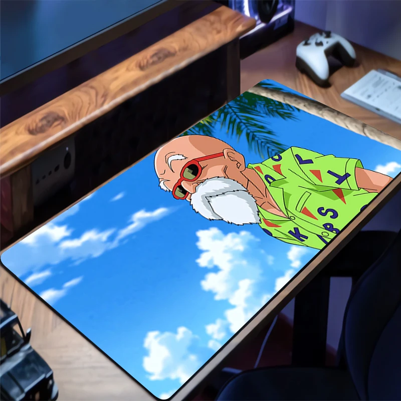 

Mouse Pad Dragon Ball Master Roshi Office PC Accessories Extended Pad Pattern Desk Mat Anti-slip HD Mousepad Rubber Gaming Mats