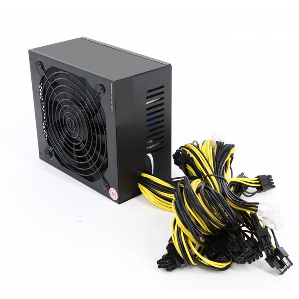 

Блок питания для майнинга ATX ETH мощностью 2000 Вт для майнинга биткойнов 180–264 В, 90% E, поддерживает 8-карточную платформу, 16 портов 8P, 4U, одиночный