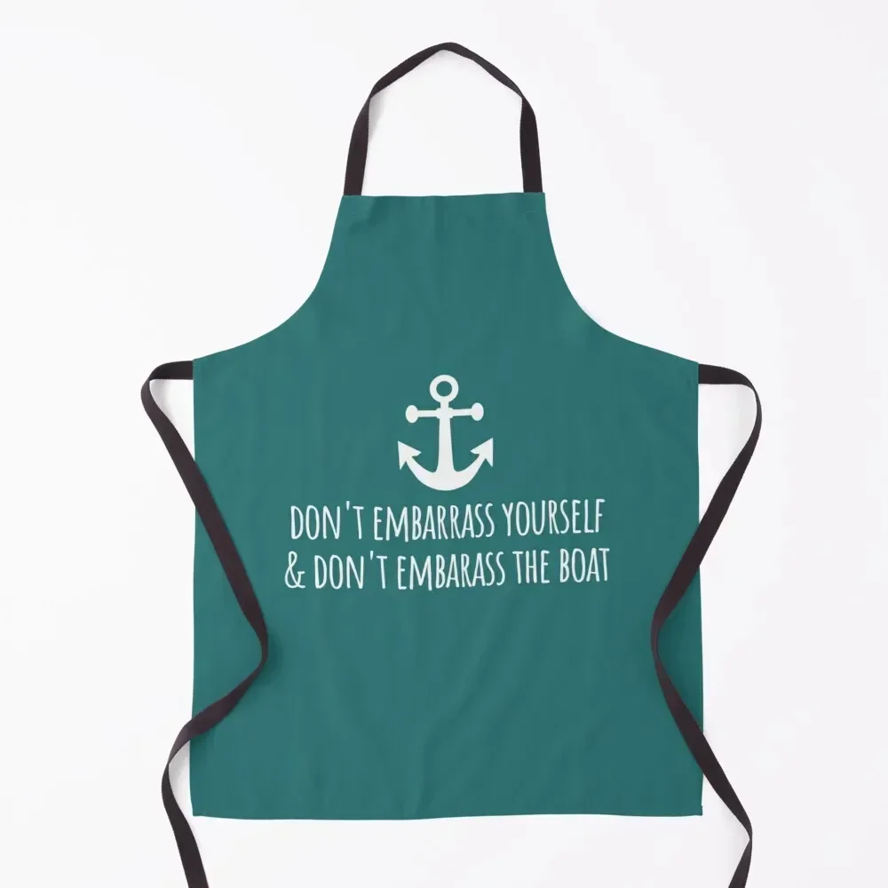 

Yacht Crew Rules - Sailing Yacht Deck Apron For Men Kitchens For Men Kitchen And Household Goods household woman Apron