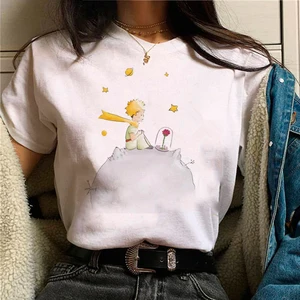 Little Prince T Damen -Grafikhemd Streetwear weibliche Top tolle Kleidung 8 Hauptverkaufsfeier kleiner Prinz - №7