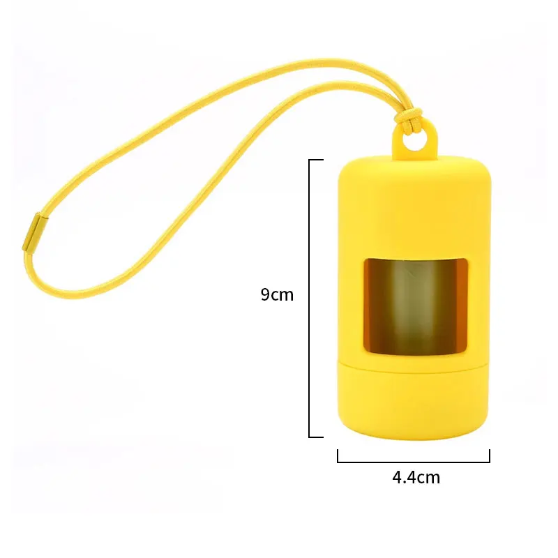 New Dog Poop Bags Dispenser Carrier Portable Pet Waste Bag Dispenser Stylish Dog Plastic Garbage Holder Pet Cleaning Supplies