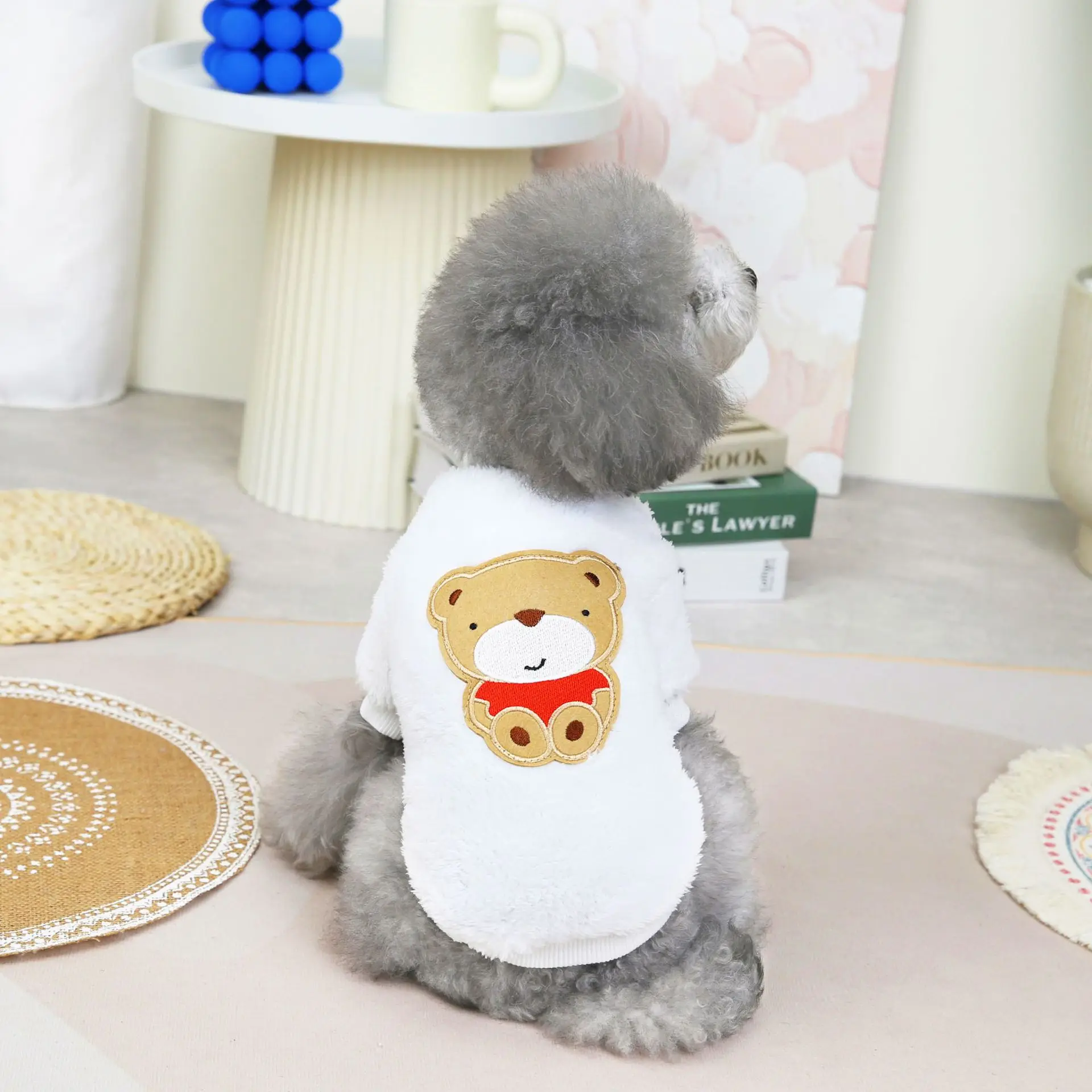 2022 Winnie Bear Two Legs Bodysuit Double Sided Comfortable Cotton Fabric Dog Clothing Casual Vitality Pet Dog Sweater