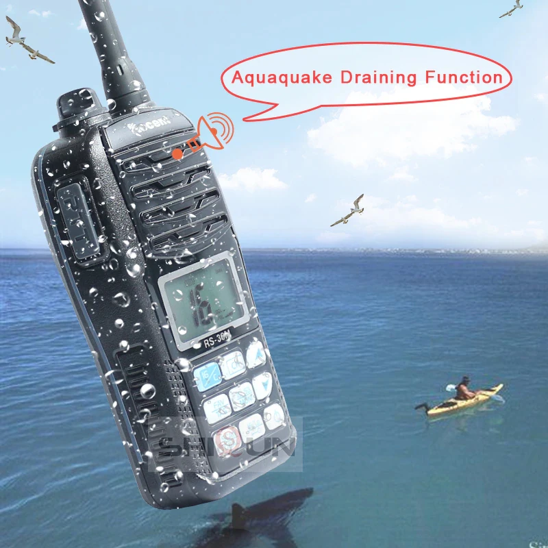 Waterproof Two Way Radio Marine Boat Vhf Radio Long Range Marine Walkie Talkie Long Range