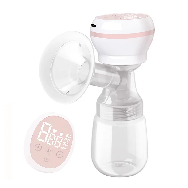 Low Noise Electric Breast Pump Electric Milk Puller Automatic Milker Comfort Breastfeeding Postpartum Care 180ML Milk Bottle