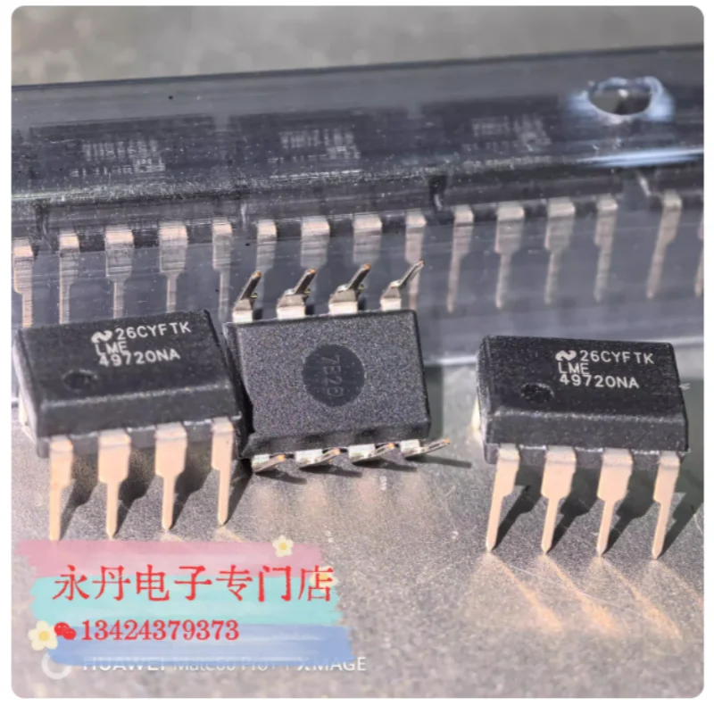 Brand new original dual operational amplifier imported genuine LME49720NA, produced in Malaysia, available for direct purchase i