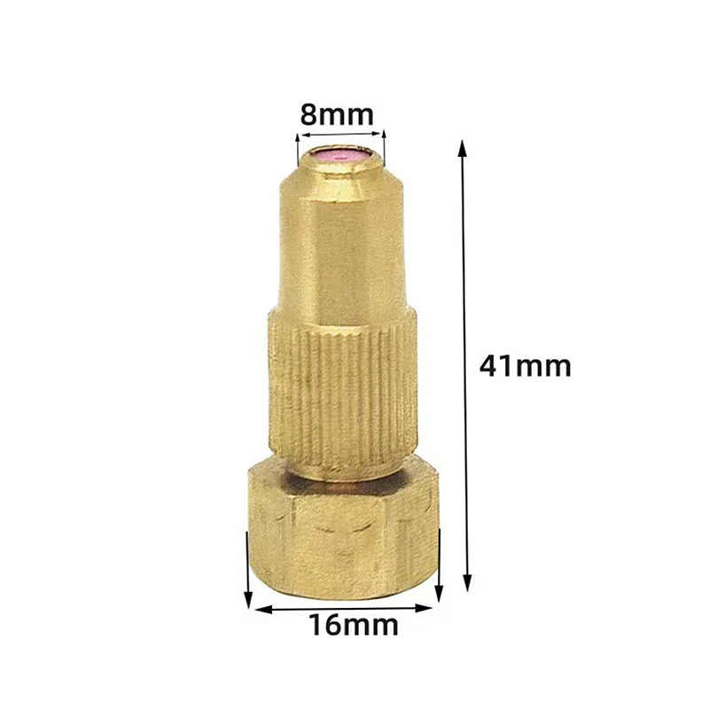 Agricultural Irrigation Nozzle 16*41*8MM Adjustable Pottery Nozzle Pottery Adjustable Spray Effortless Installation