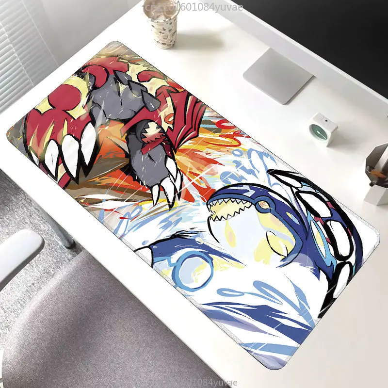 Alas Meja Keyboard Alas Mouse Kulit Pokémon Pikachu Anime Jepang Anak Laki-laki Besar Komputer Desktop Permainan Dua Dimensi