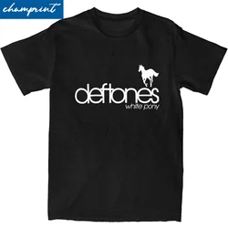 Men Women WHITE PONY Deftones Music Band Tour T Shirt Cotton Clothing Vintage Short Sleeve Round Collar Graphic Printed T-Shirts