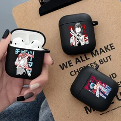 Anime Chainsaw Man Airpods Case for Apple Airpods Pro 2 1 2 3 Protective Denji Makima Aki Pochita Airpods Pro Case