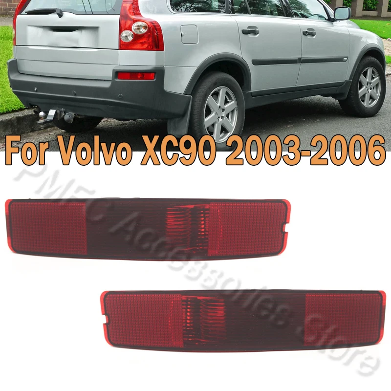 

Car Rear Bumper Reflector Brake Light Stop Lamp Reflector Lamp Accessories Without Bulb For Volvo XC90 2003-2006 8693008 8693012