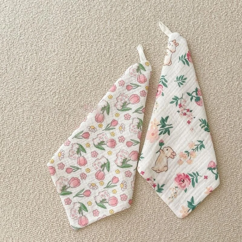 

J15U мочалка для новорожденных с несколькими узорами, ткань для стирки ребенка, хлопковые 4-слойные детские квадратные салфетки,