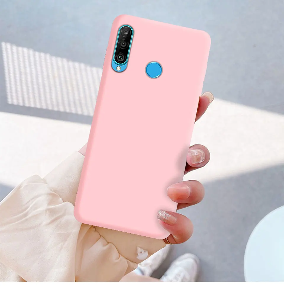 Neue Flüssigsilikon-Handyhülle für Huawei P30 Lite, weiches flüssiges Silikon, Silikon, schützt die Original-Rückseite – Detail 11