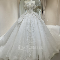 Customized Luxury Wedding Dresses Sweetheart Bridal Ball Gowns Rhinestone Backless Cap Sleeve Made Bride Dress vestidos de novia