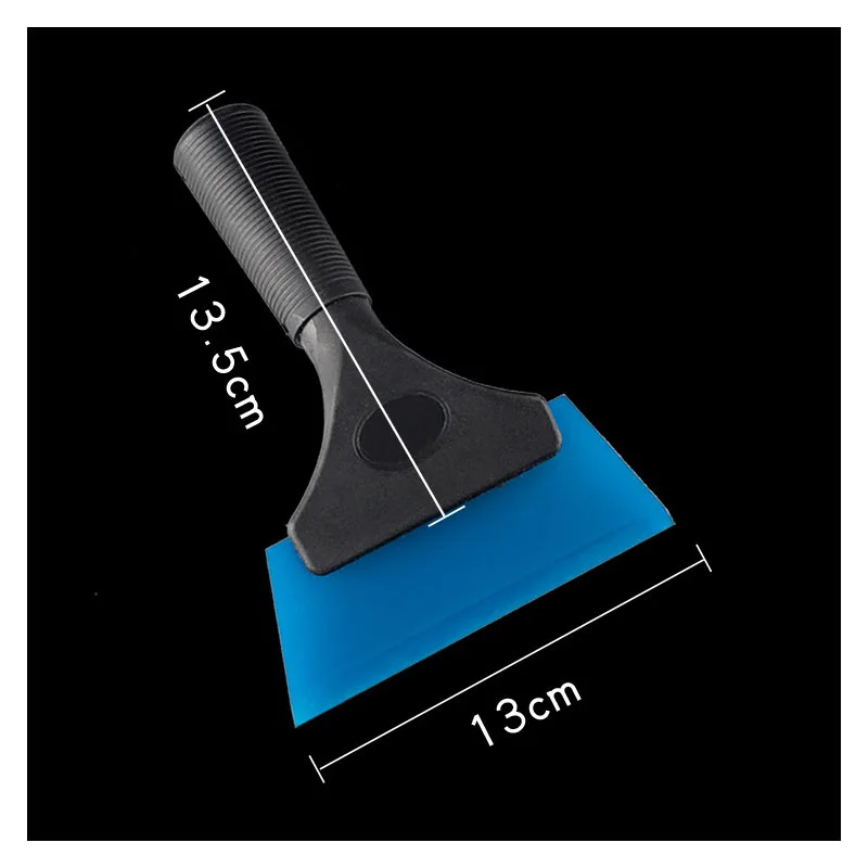 1pc Multifunction Auto Window Clean Scraper Shovel Tints Soft Silicone Scraper Water Blade Wiper Glass Handy Car Cleaner Tool