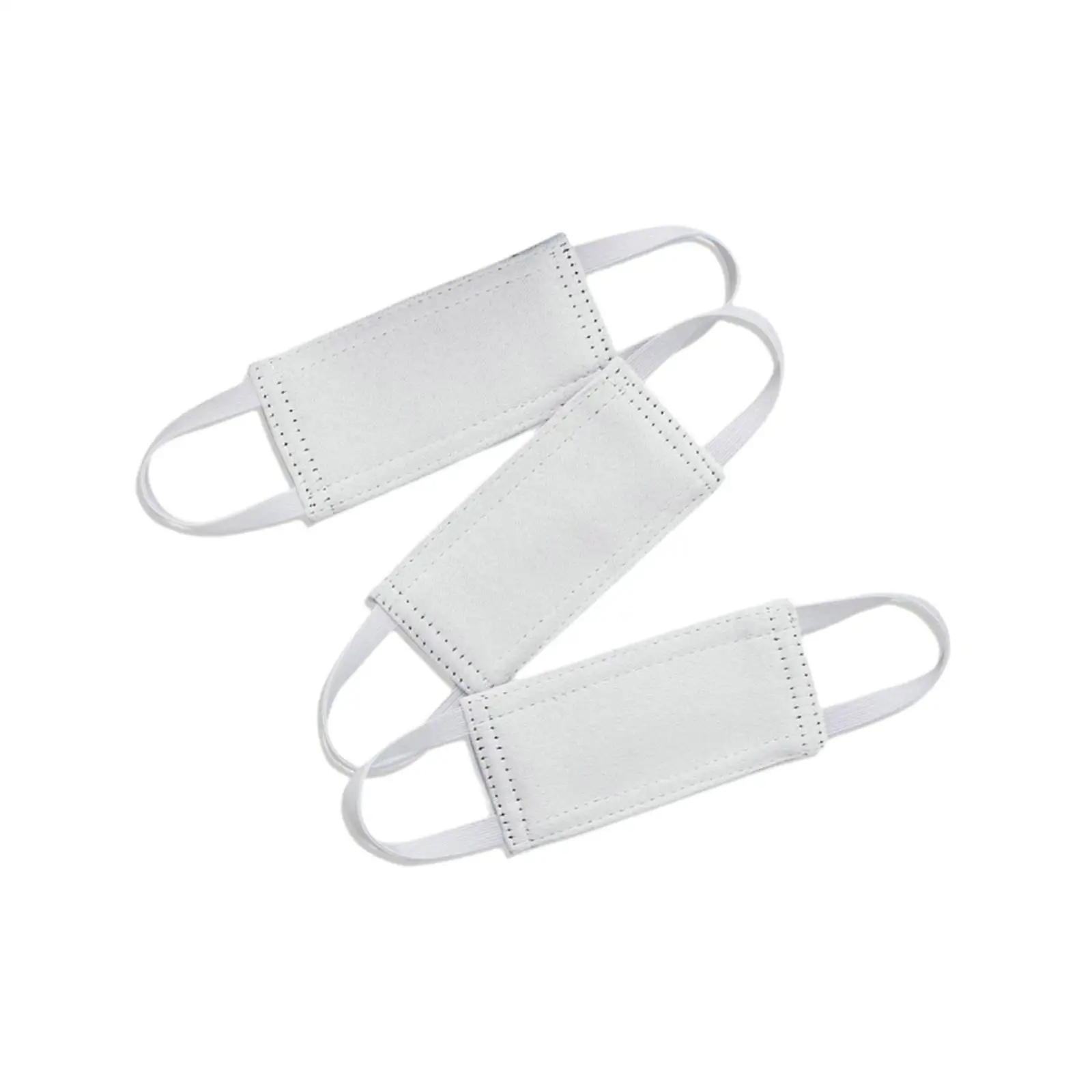 3 Units Door Closer Padding Oxford Cloth Accessory for Library with Adjustable Straps 10cmx5cm