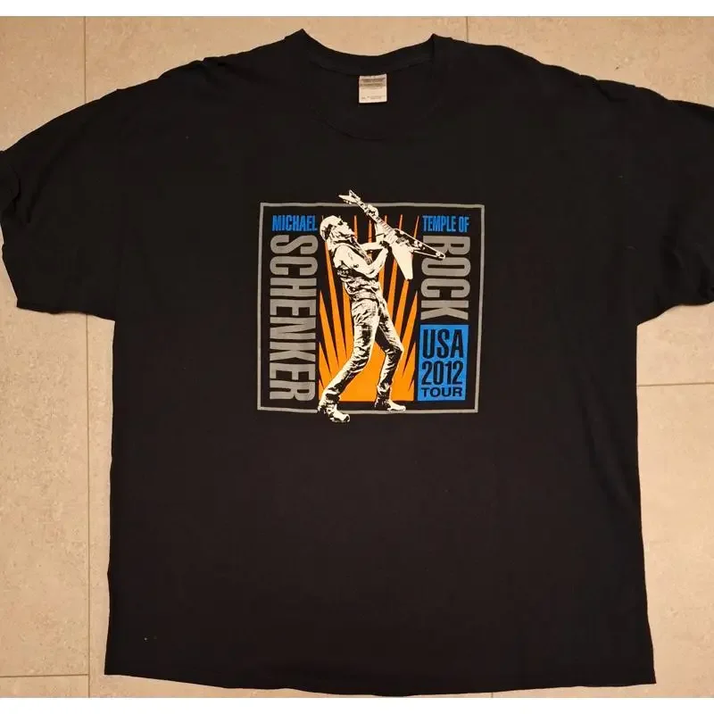 MICHAEL SCHENKER Camiseta de la gira de fotos Temple of Rock vinilo cd UFO 2XL Scorpions nuevo