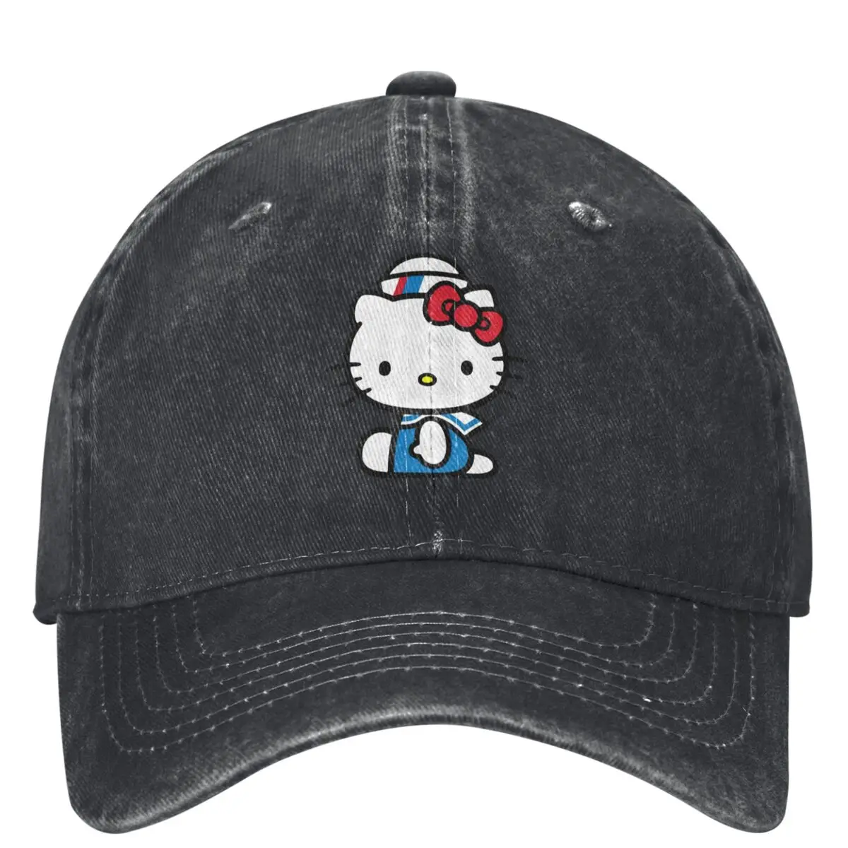 Hello Kitty Cartoon Cat Baseball Cap Kawaii Stylish Men Women Trucker Hat Sunscreen Outdoor Sun Snapback Cap Gift