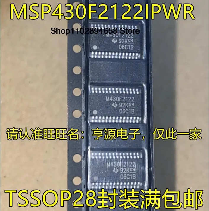 Msp430f2122, msp430f2122ipwr, msp430f2122, tssop28, 5 peças