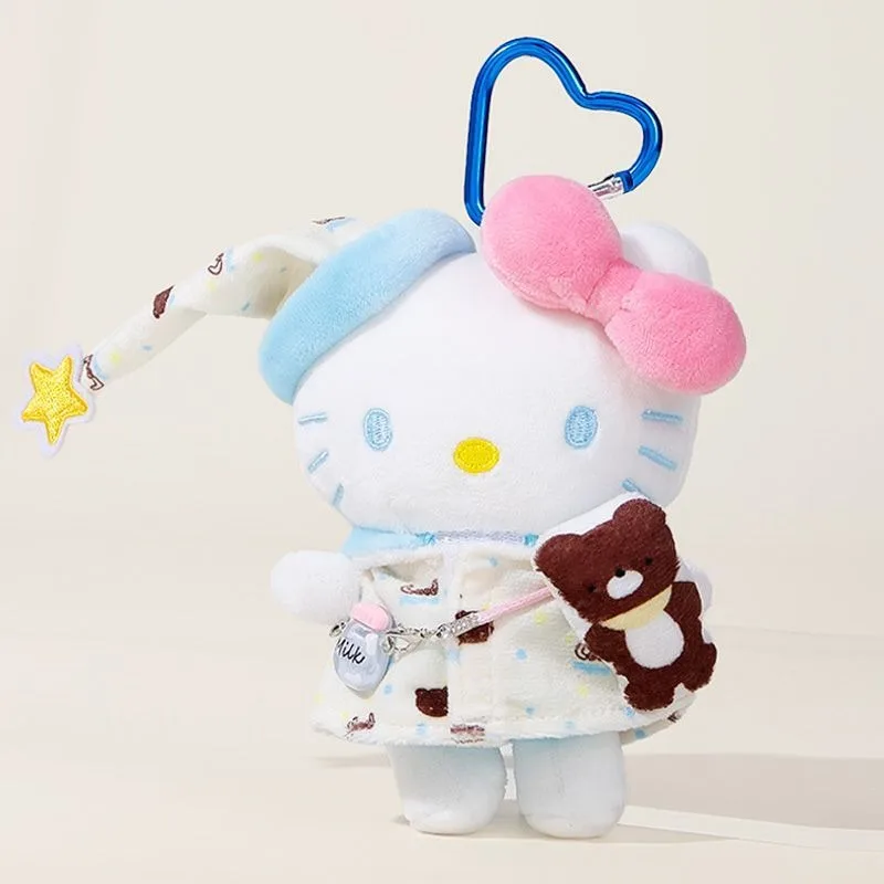 Sanrio Kawaii Hello Kitty mignon jouet en peluche magicien Collection peluche poupée sac à dos pendentif porte-clés fille vacances cadeau d'anniversaire