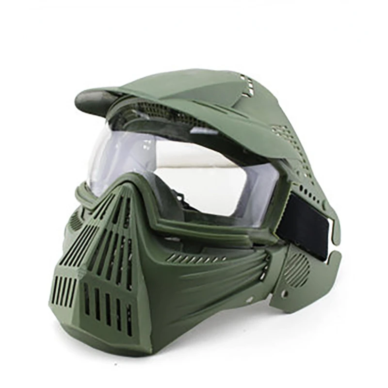 ZXYHFE Tactical Full Face Glasses Shooting Mask Paintball Wargame Safety Protective Outdoor Equipment Hunting Sports Accesories