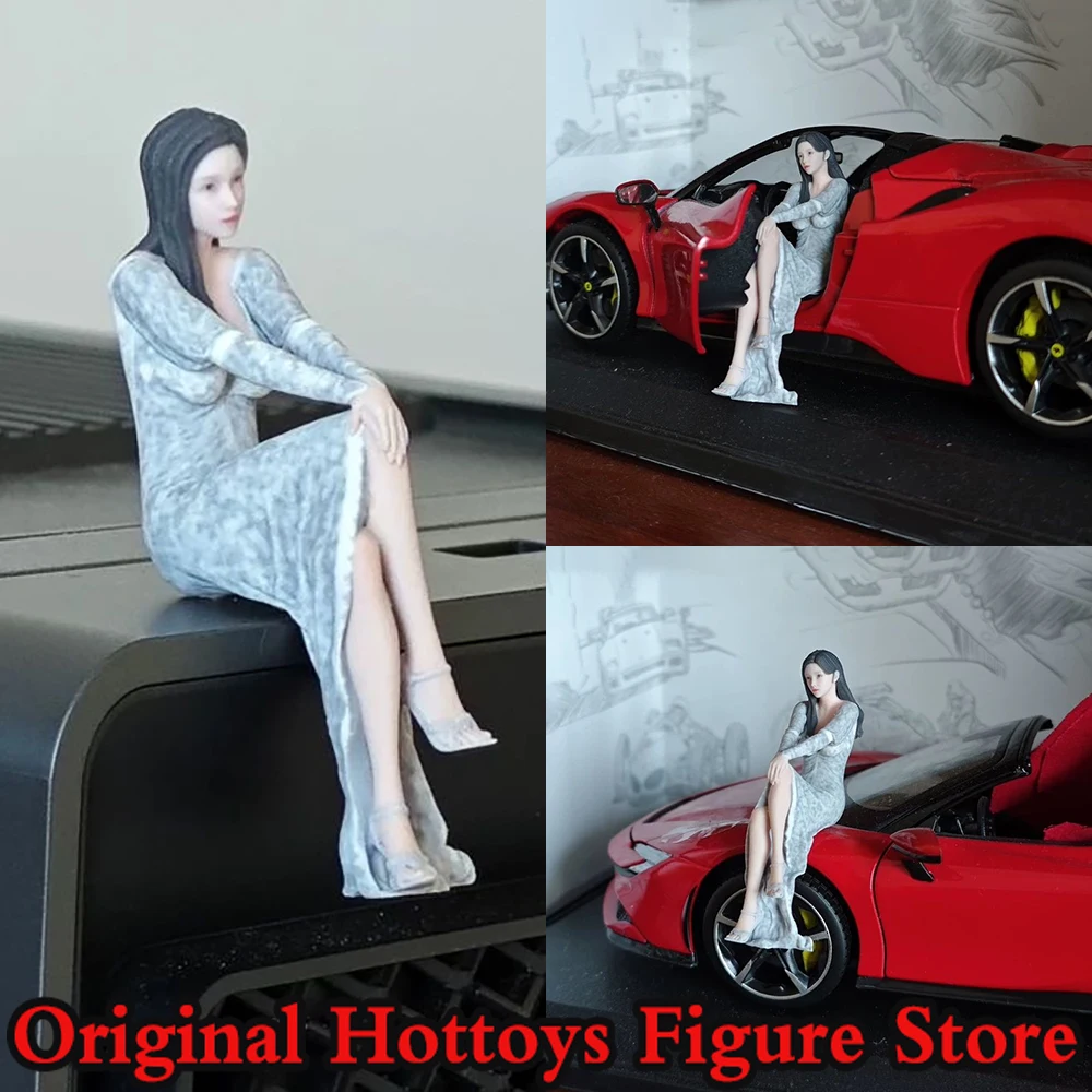 

In Stock 1/18 Scale Female Soldier Beautiful Model Mini Realistic Sculpture Full Set About 5cm Action Figure Doll Collection