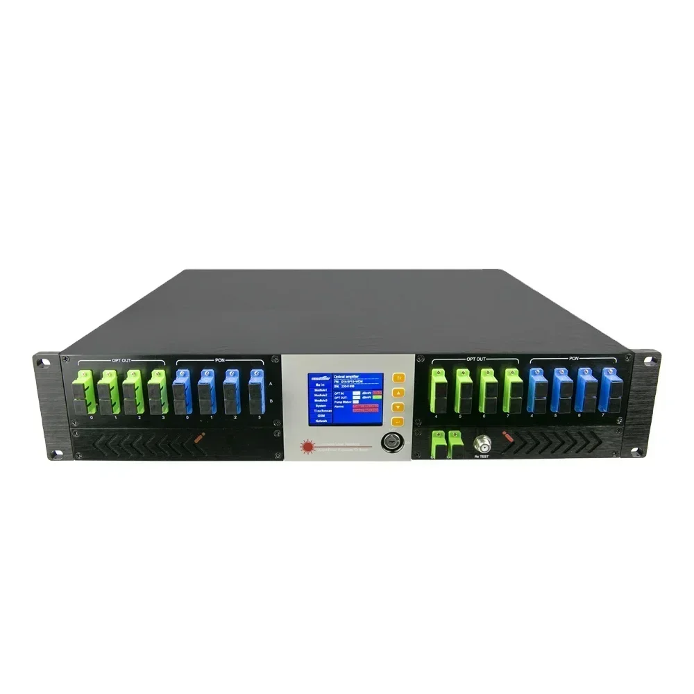 JDSU PUMP Big Screen Dual Supply Dual Inputs PON Optical Amplifier