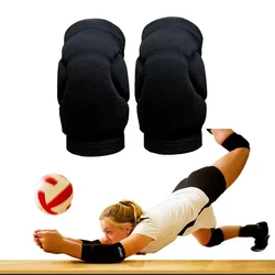 1Pairs Men Women Elastic Knee Pads Thickened protection Sports Support Fitness Gear Basketball Brace Protector Male NonSlip Pads