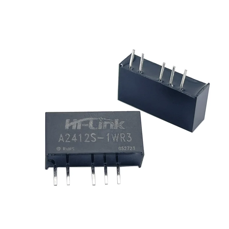 Hi-Link Dual Output 1W 24V to 3.3V/5V/9V/12V/15V/24V A2405S-1WR3 A2412S-1WR3 A2424S-1WR3 DC-DC Power Supply Module