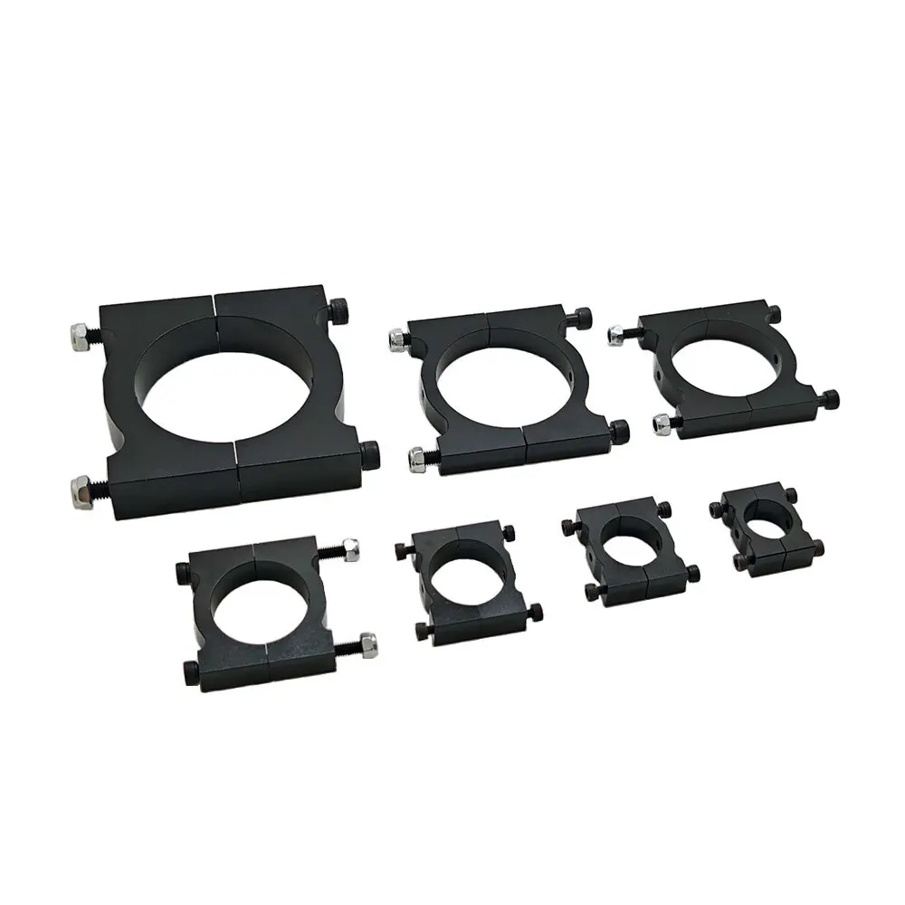 Aluminium Alloy 25/30/40/50mm Thick Pipe Clamp For Agricultural Plant Protection UAV Fixed Seat Of Carbon Fiber Tube Machine