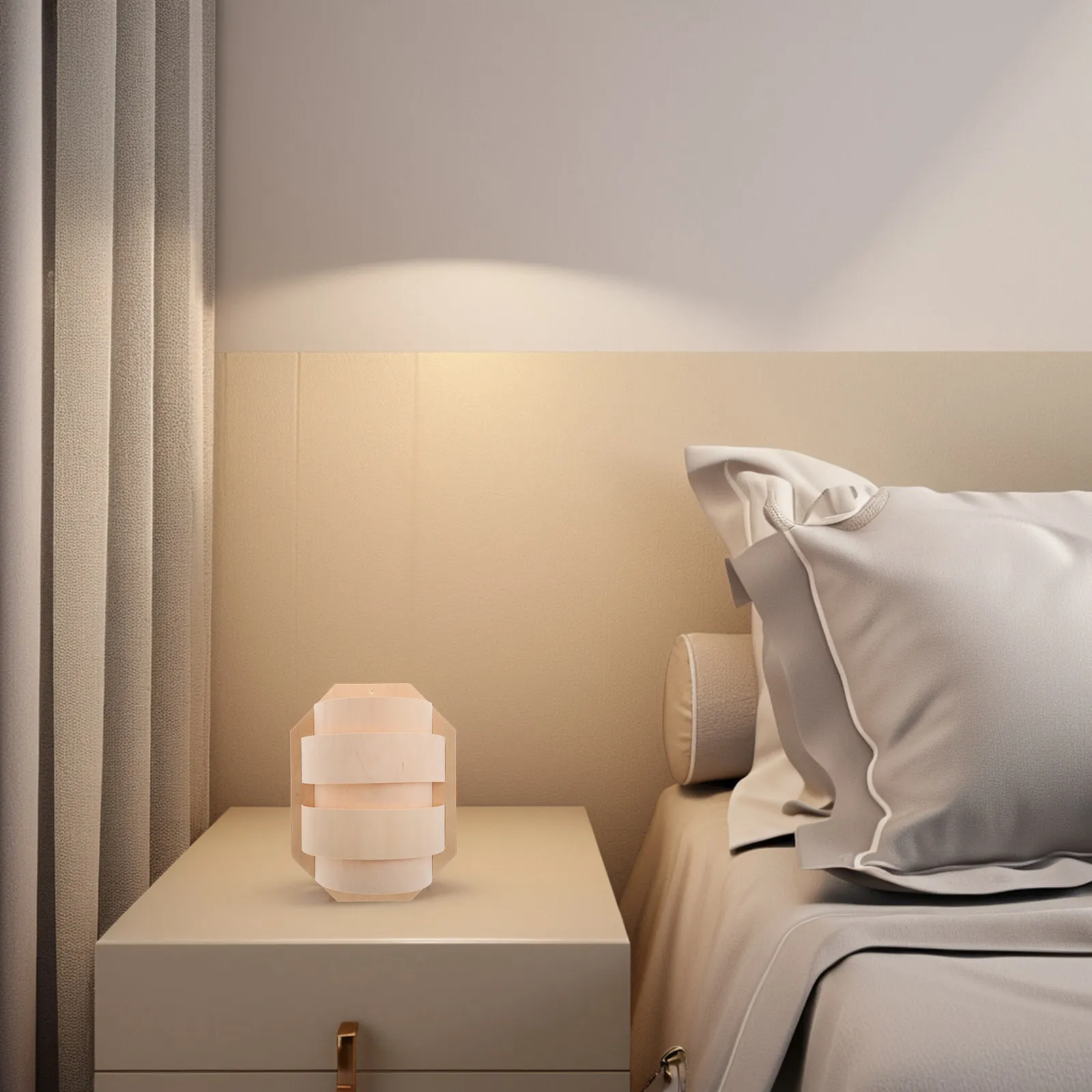 Wood Sauna Lamp Shade Light Cover Decorative Delicate Design Simple Installation Soft Ambient Light for Sauna Room Steam Room