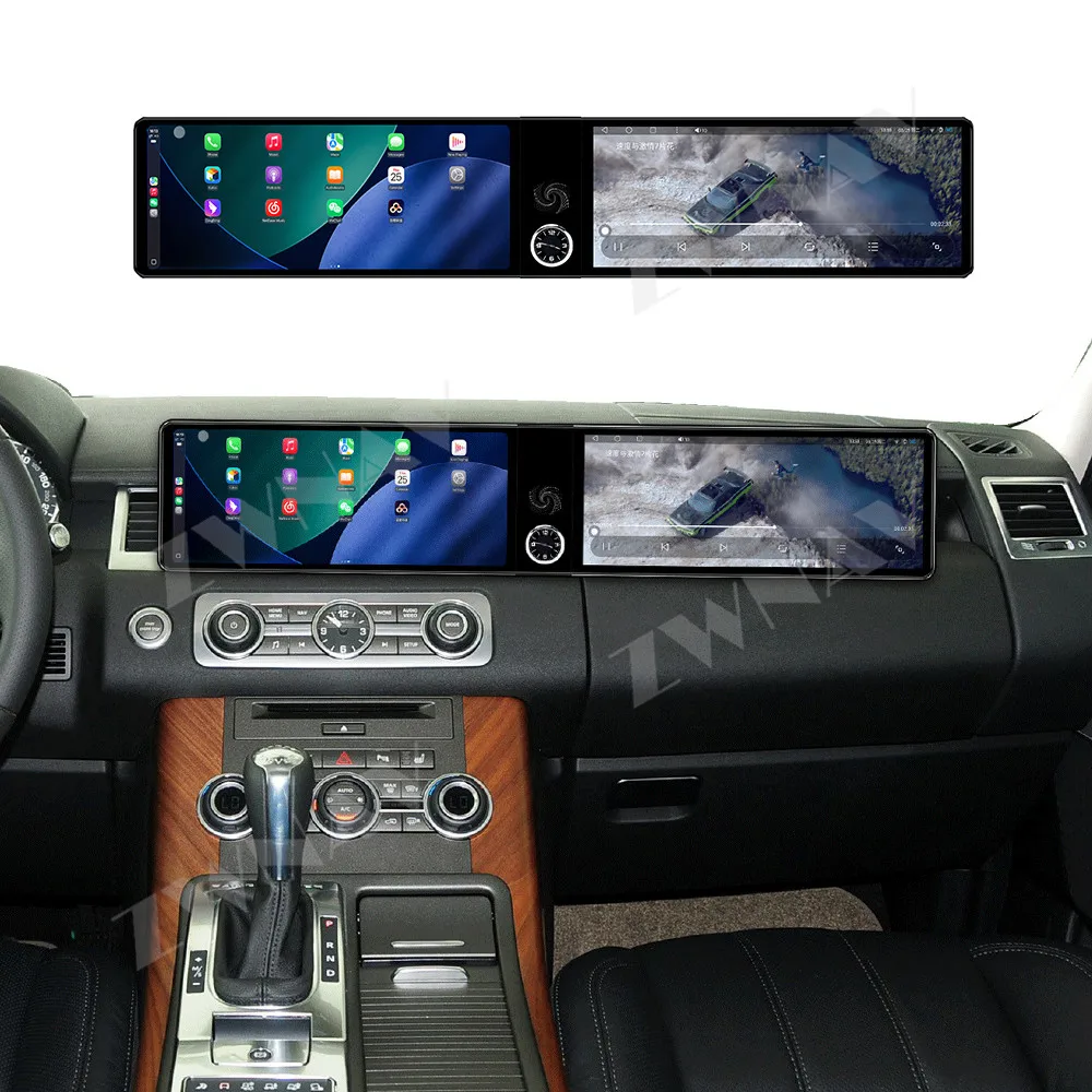 

Dual 12.3" Android 13.0 Auto Carplay Stereo For Land Range Rover Sport 2010 to 2013 Car Radio GPS Navigation WIFI wireless unit