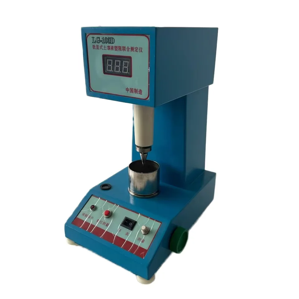 Digital Display Soil Liquid and Plastic Limit Tester Divide the Soil Type and Calculate the Natural Consistency