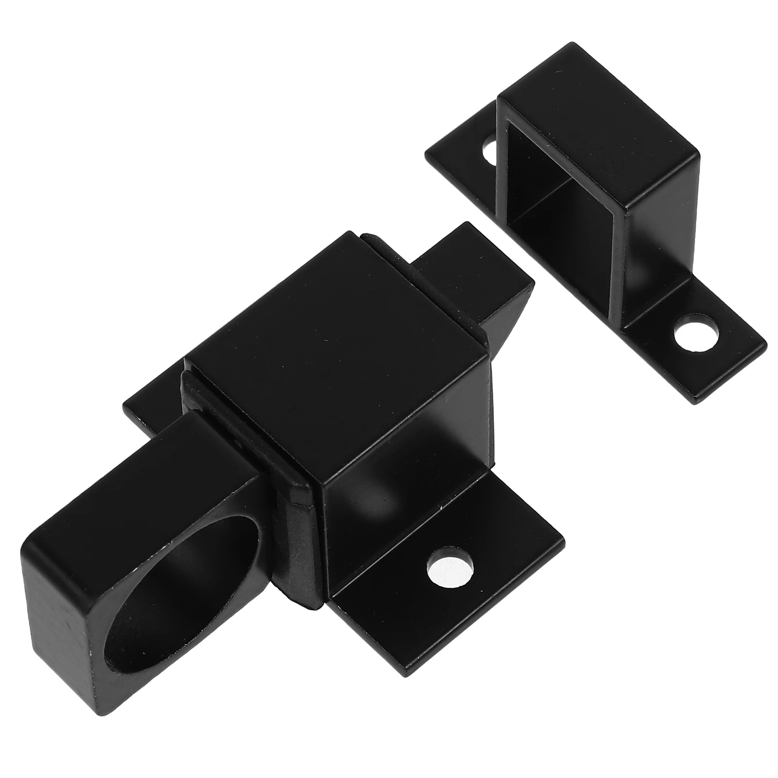 

2pcs Spring Loaded Door Window Latch Self Closing Slide Barrel Bolt Automatic Lock Hardware For Home Office