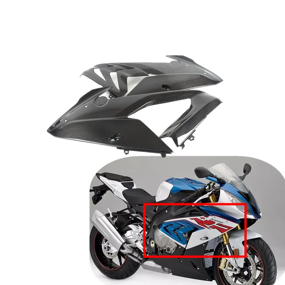 

Для BMW S1000RR 2015-2018: Верхние боковые панели обтекателей из 100% сухого карбона