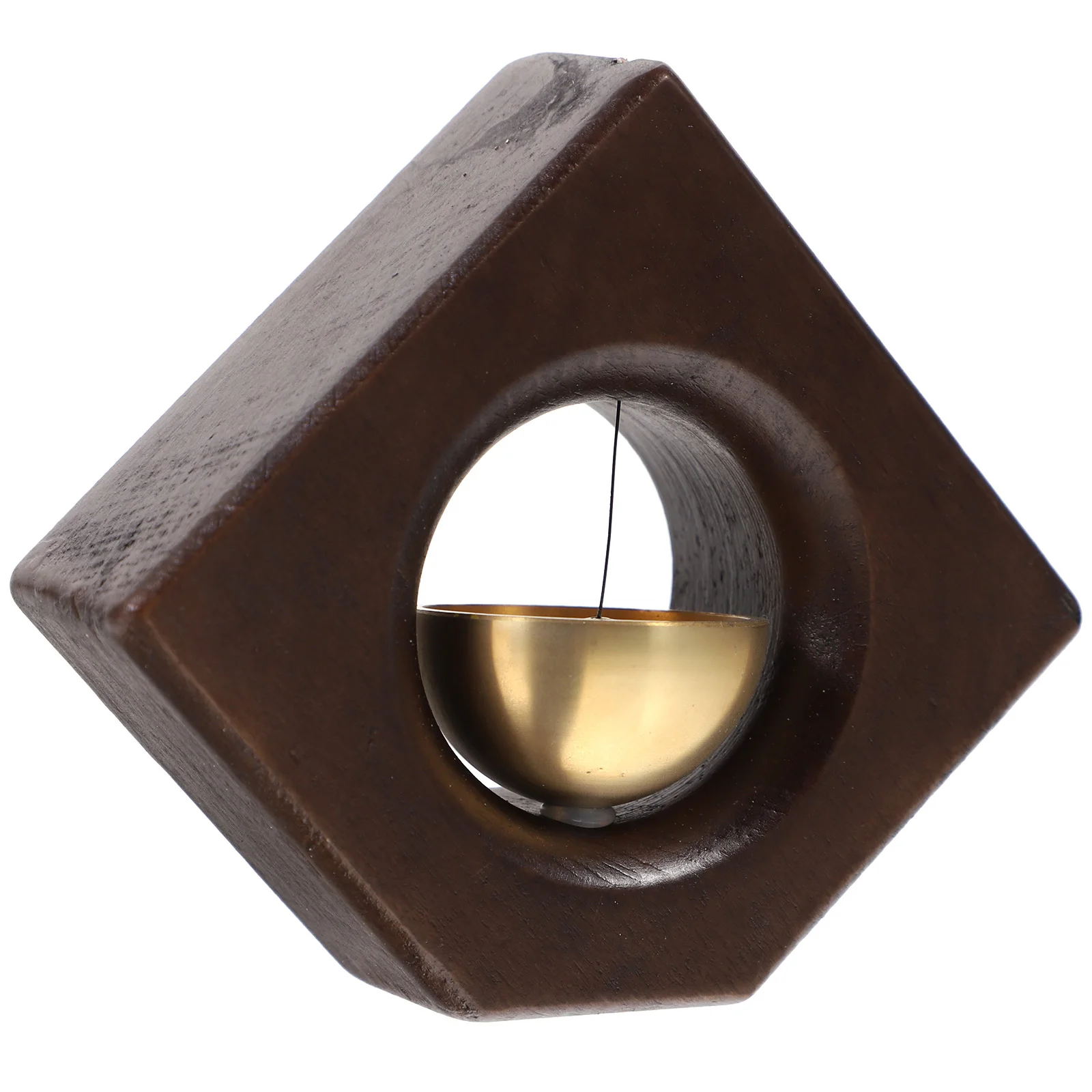 

Japanese Wind Chimes Wooden Door Bell Retro Decor Magnetic Bells Refrigerator Outdoors Copper Wood Material Clear Sound