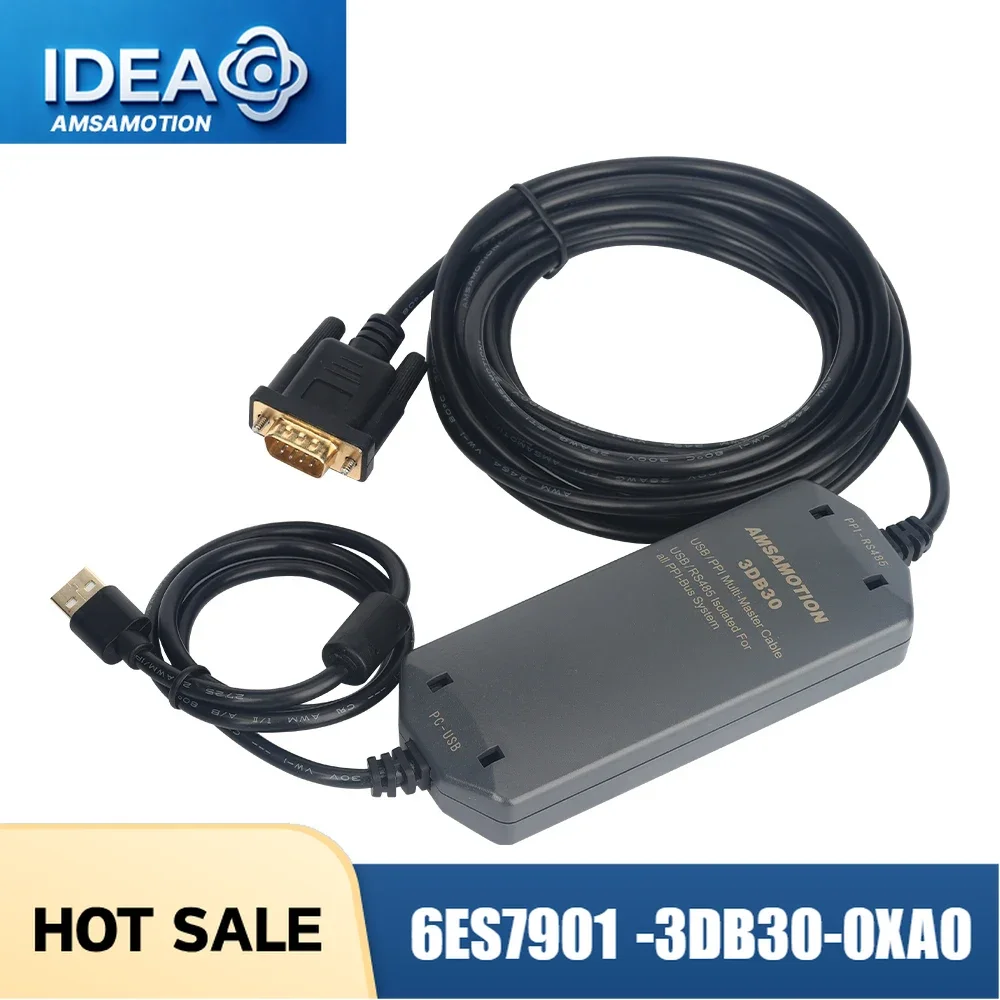 Isolation 6ES7901-3DB30-0XA0 Porgramming Cable for Siemens S7-200 PLC 3DB30 Support Baud Rate 187.5kbps