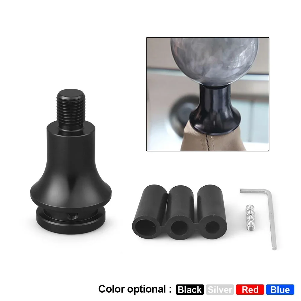 Car Manual Gear Shift Knob Adapter M12x1.25 Thread Aluminum Alloy Universal