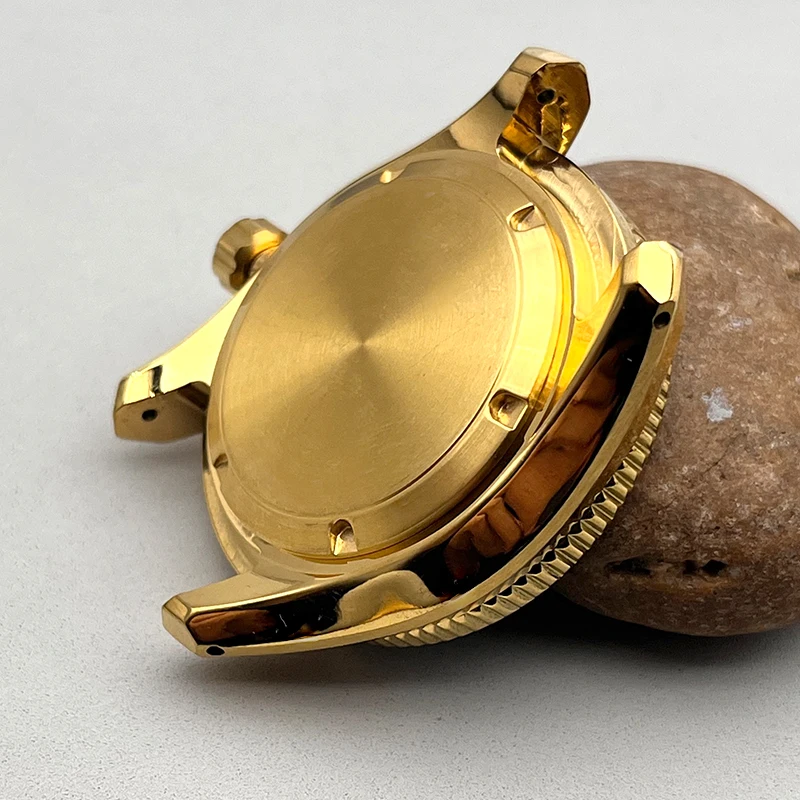 Oro Seiko SPB185 SPB187 vetro zaffiro inserto lunetta in acciaio custodie per orologi per NH34 NH35 NH36 movimento riparazione orologio sostituire parti