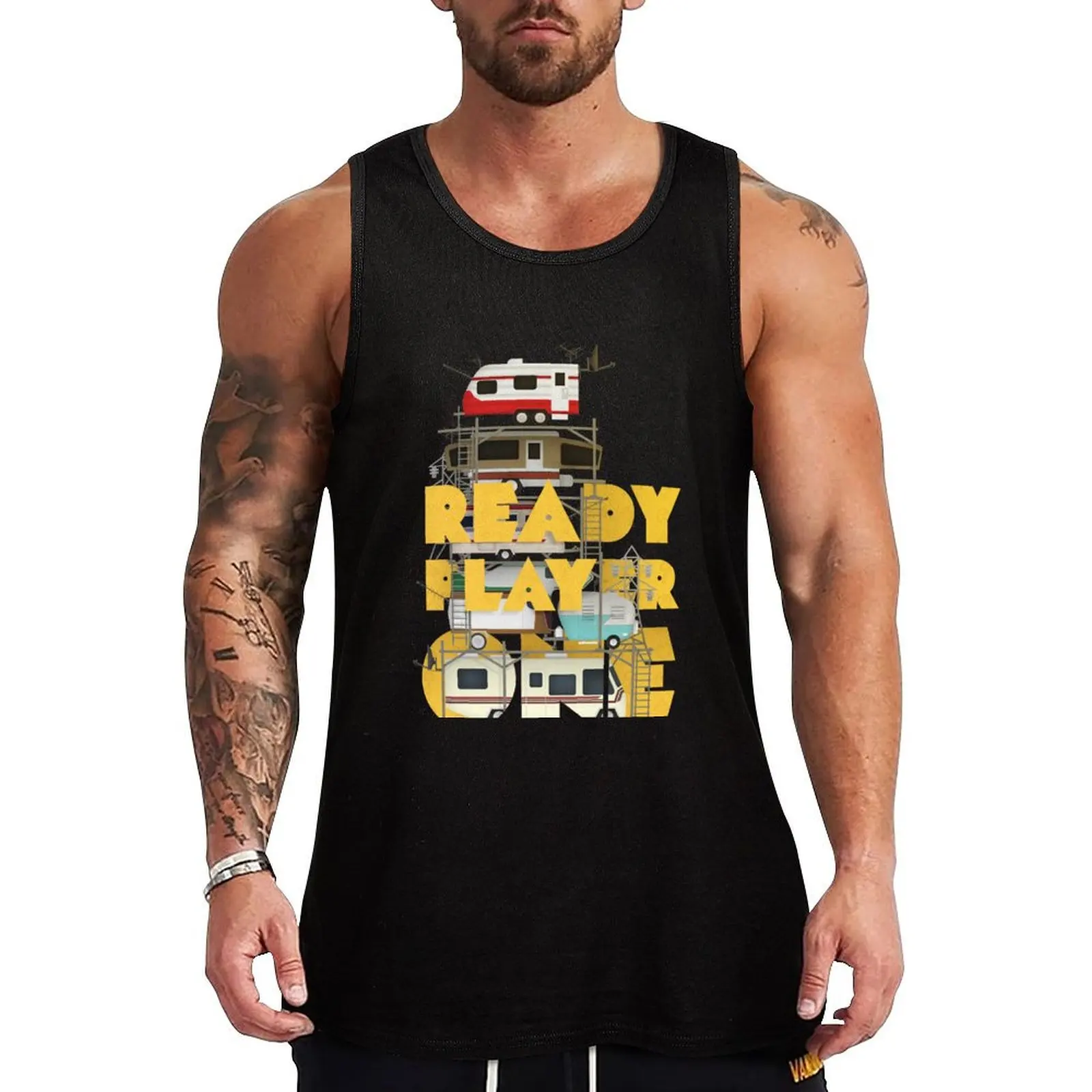 

Ready Player One Tank Top Casual Everyday Wear Tank Top Loose Sleeveless Soft