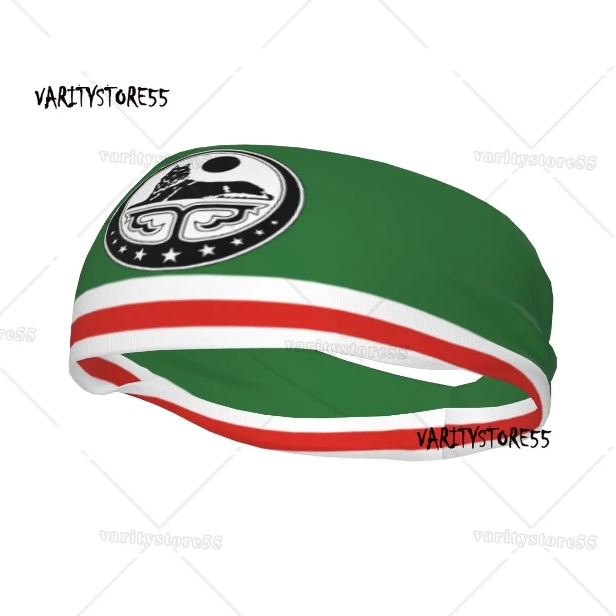 

Custom Chechen Coat Of Arms Training Sweatband Men Women Non Slip Quick Drying Chechnya Headband Running