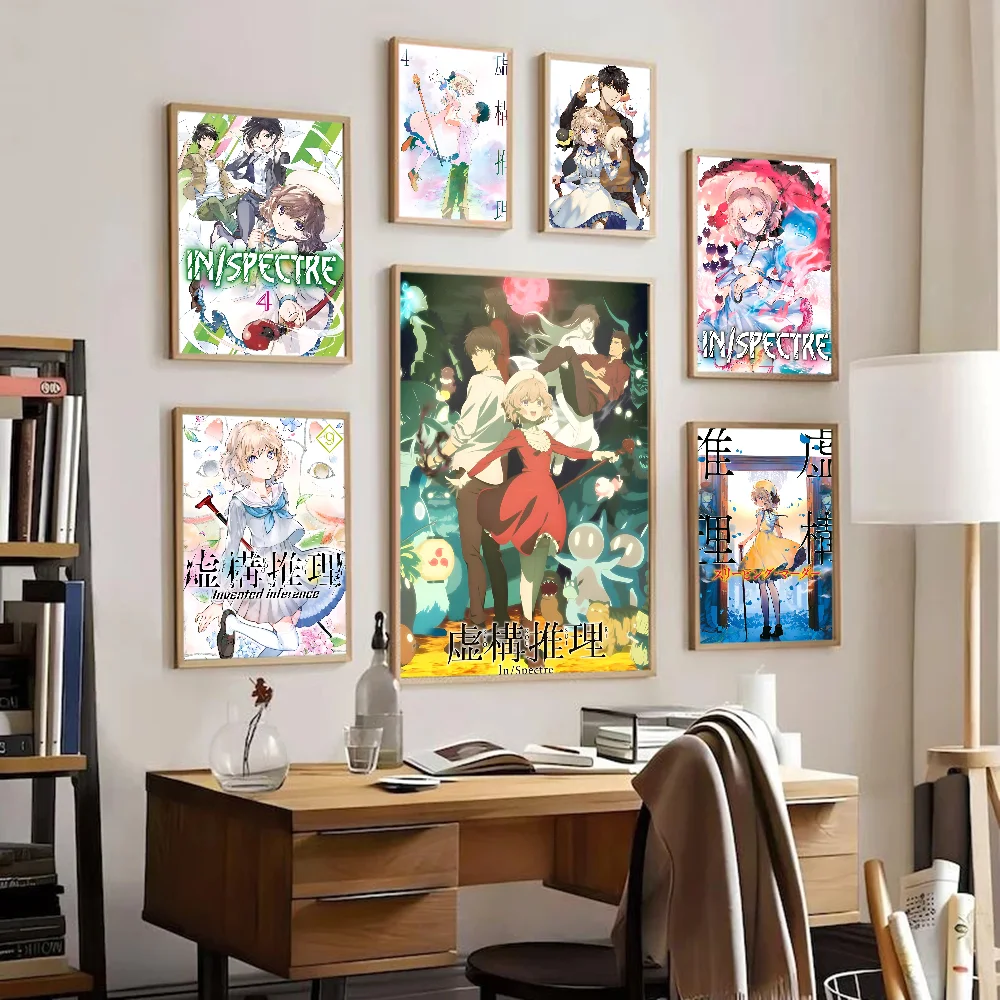 

Kotoko Iwanaga Anime In Spectre Vintage Posters Sticky Retro Kraft Paper Sticker DIY Room Bar Cafe Kawaii Room Decor