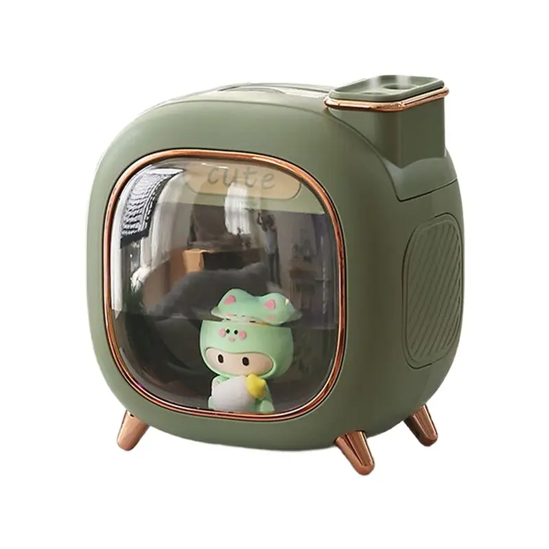 Gen Basic Cartoon Air Humidifier Large Capacity Humidifier Long Lasting Moisturizing Green