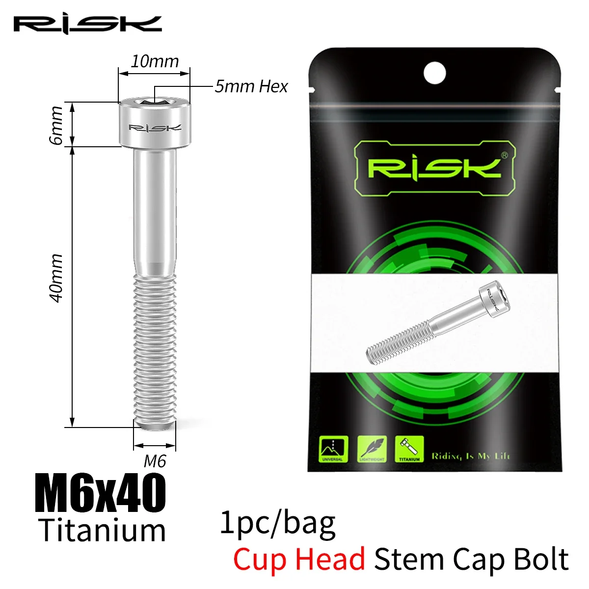 Variant: M6x40 Silver