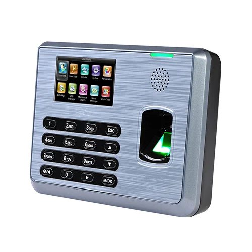 Digital Employee Attendance Time Recorder Desktop Automatic Card Punch Machine With TFT Screen